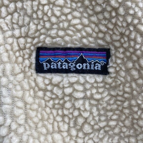 Patagonia Sherpa Jacket Women’s Size Small Tan Color - Picture 2 of 10